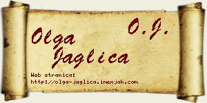 Olga Jaglica vizit kartica